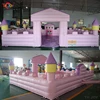 Piscina inflable de bolas flotantes, juguetes coloridos 2 en 1, 6x4x2mH 6