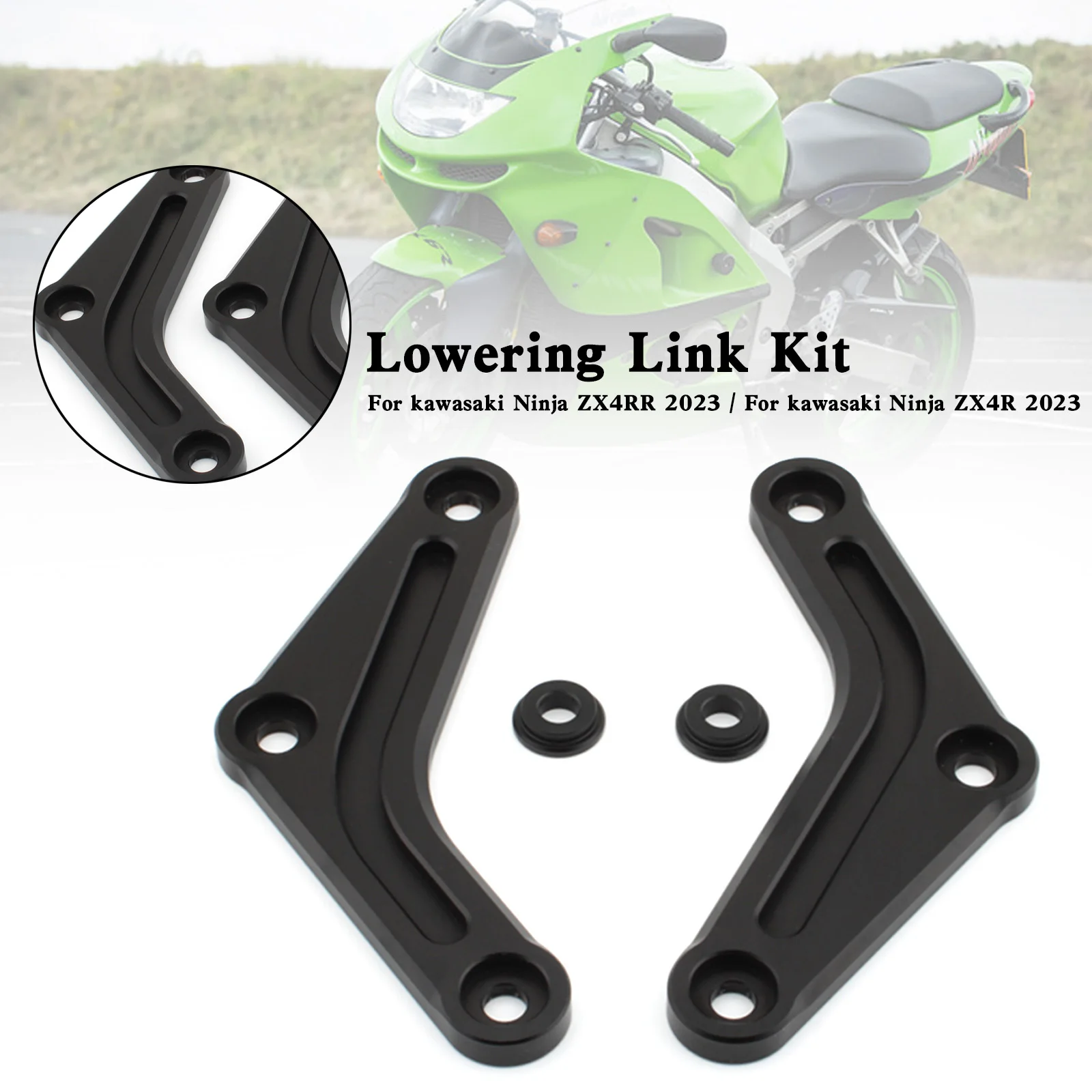 

Artudatech Adjustable Lowering Link Kit For kawasaki Ninja ZX-4R / ZX4RR 2023 ZX4R