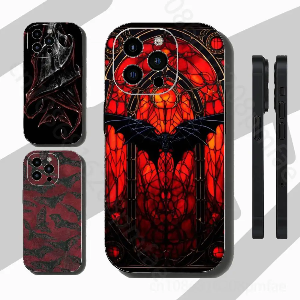 

Goth Vampire Bat Gothic iPhone Case For 17,16,15,14,13,12,11 Pro,Max,Plus,X,XS,XR,SE,Mini Back Protector Cover