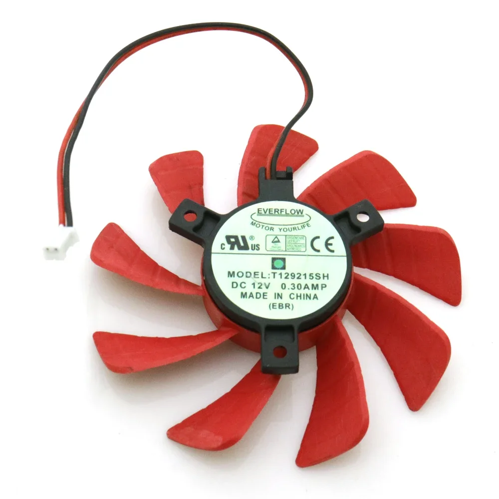 Free Shipping T129215SH 12V 0.30A 85mm 39x39x39mm For ZOTAC Graphics Card Cooling Fan 2Wire 2Pin