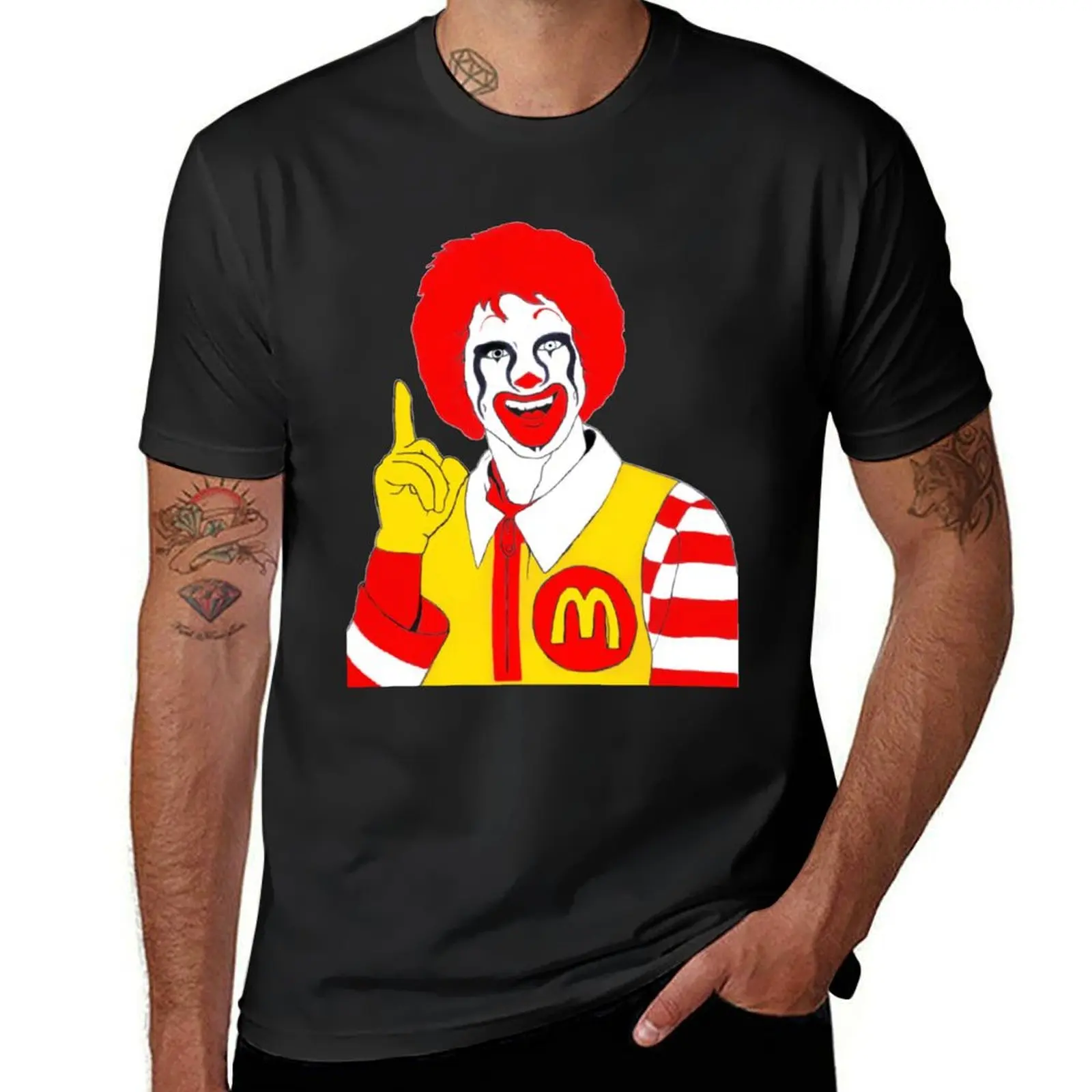 

Ronald Mc Manson T-Shirt korean fashion shirts graphic tee Funny t-shirts mens plain t shirts