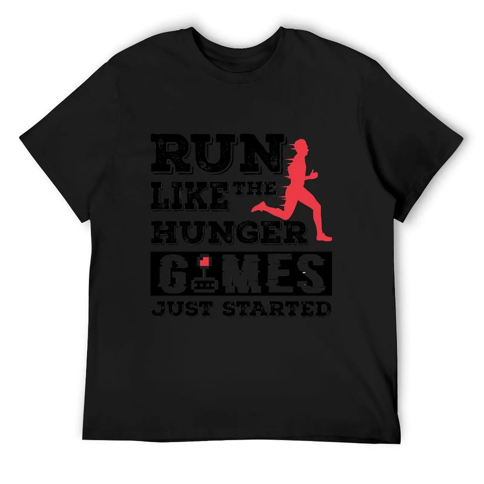 

RUN LIKE THE HUNGER GAMES VERY FUNNY T-Shirt vintage graphic tee oversized graphic tee workout shirts for men