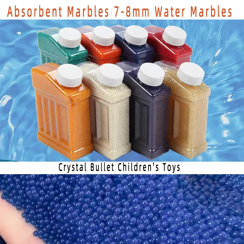 Marbles Balls Bullets  Kids Water Crystal toy gun bullets Toy Water High-end Good Quality Crystal Clay Water Bomb Toys