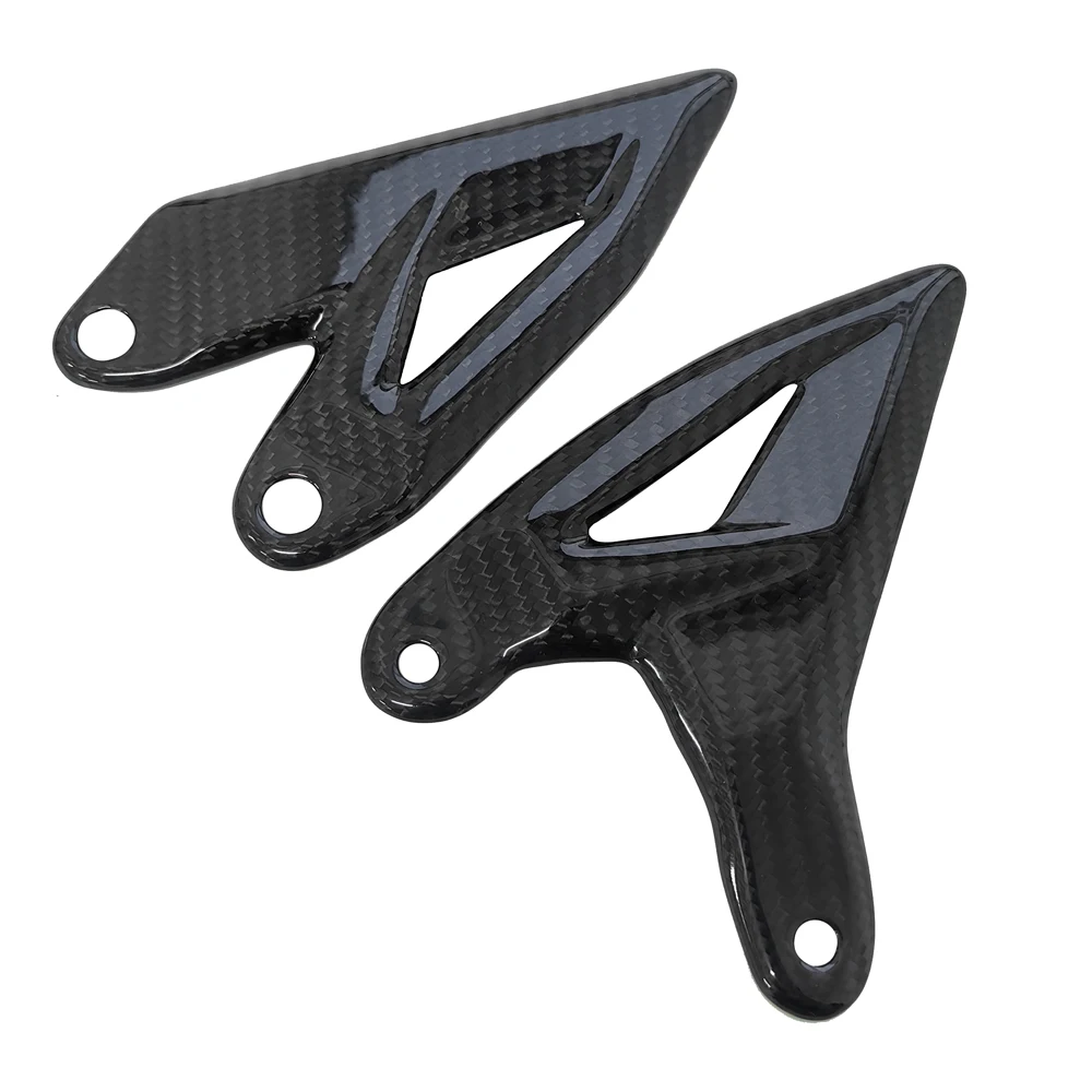 

Carbon Fiber Motorcycle Fairing Foot Pedal Protection for Kawasaki Ninja 400 2018-2024 Z400 2019-2024 - Durable Bike Accessory