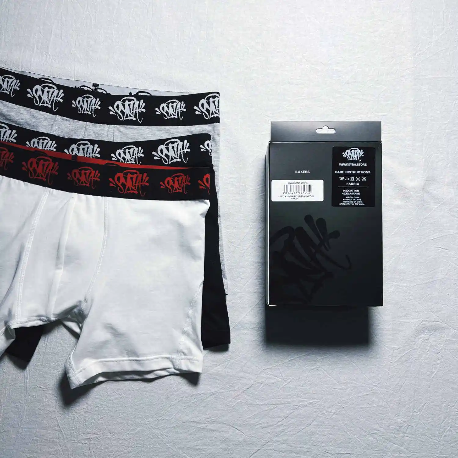 2024 neue syna world syna men Boxershorts 3er Pack mit originaler Box coole Unterwäsche