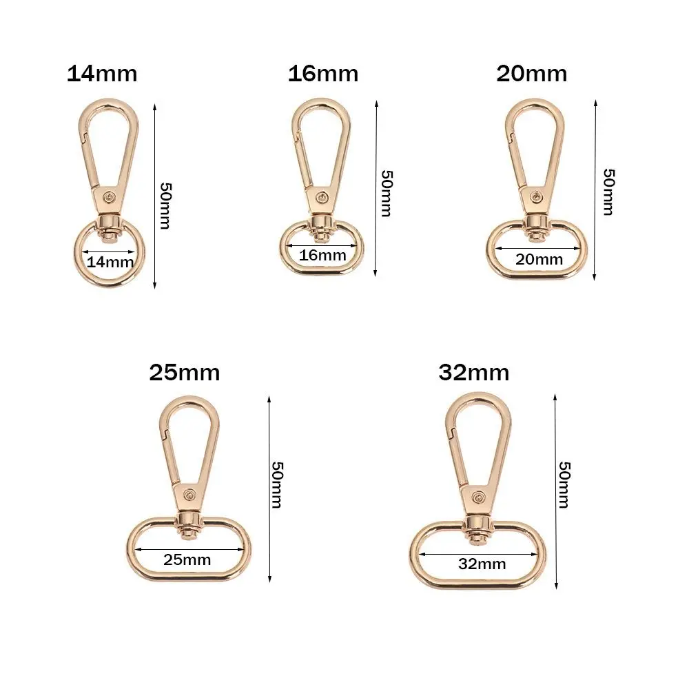 1pcs Metal Bags Strap Buckles Lobster Clasp Collar Carabiner Snap Hook DIY KeyChain Bag Part Accessories 13/15/20/25mm