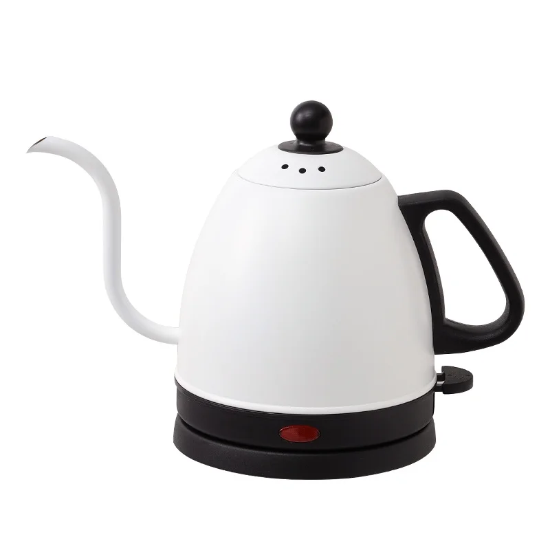 

1000W Electric Kettle Gooseneck Hand Brew Coffee Pot Teapot 304 Stainless Steel Water Jug Slender Mouth Hand Brewing Pot 800ml