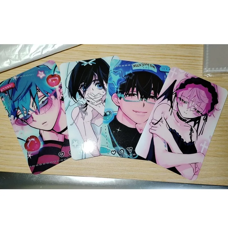 4Pcs/Lot High Guality TV Alien Stage Decor Lomo Card Ivan Till Sua Mizi Photocard HD Double-sided Album Photo Card Collection