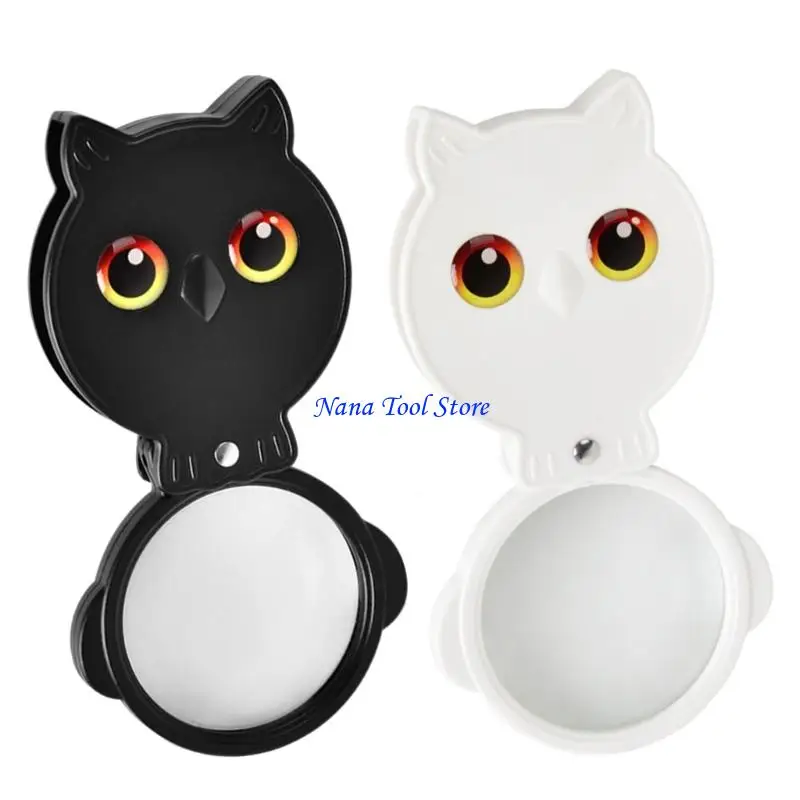 31GJ Quick Fold Technology Owl Pattern Magnifier Lightweight for Field Work