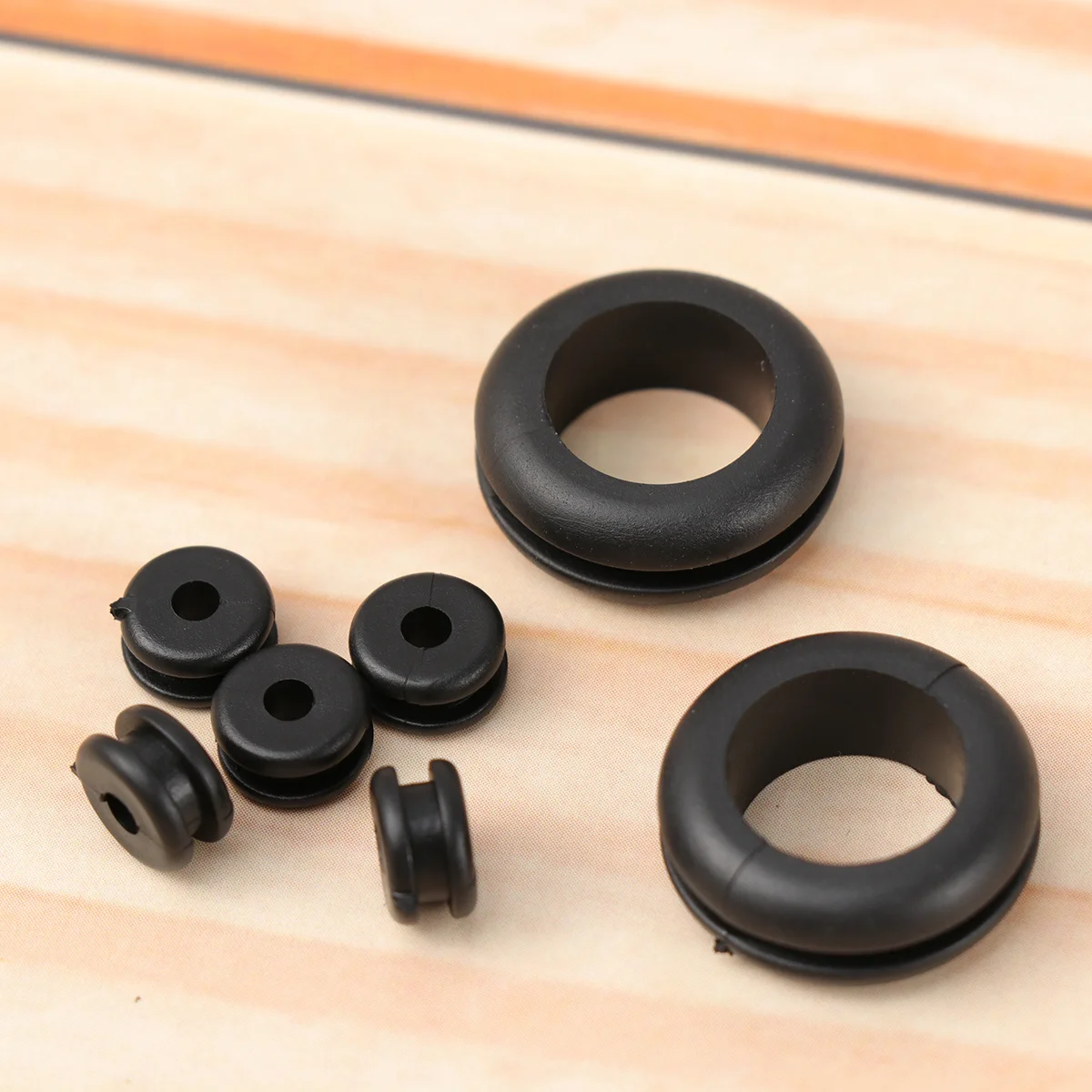 

180pcs Rubber Grommet Cable Gasket For Power Cord Protection Wiring Insulation Seal Retaining Ring Blanking Hole Washer