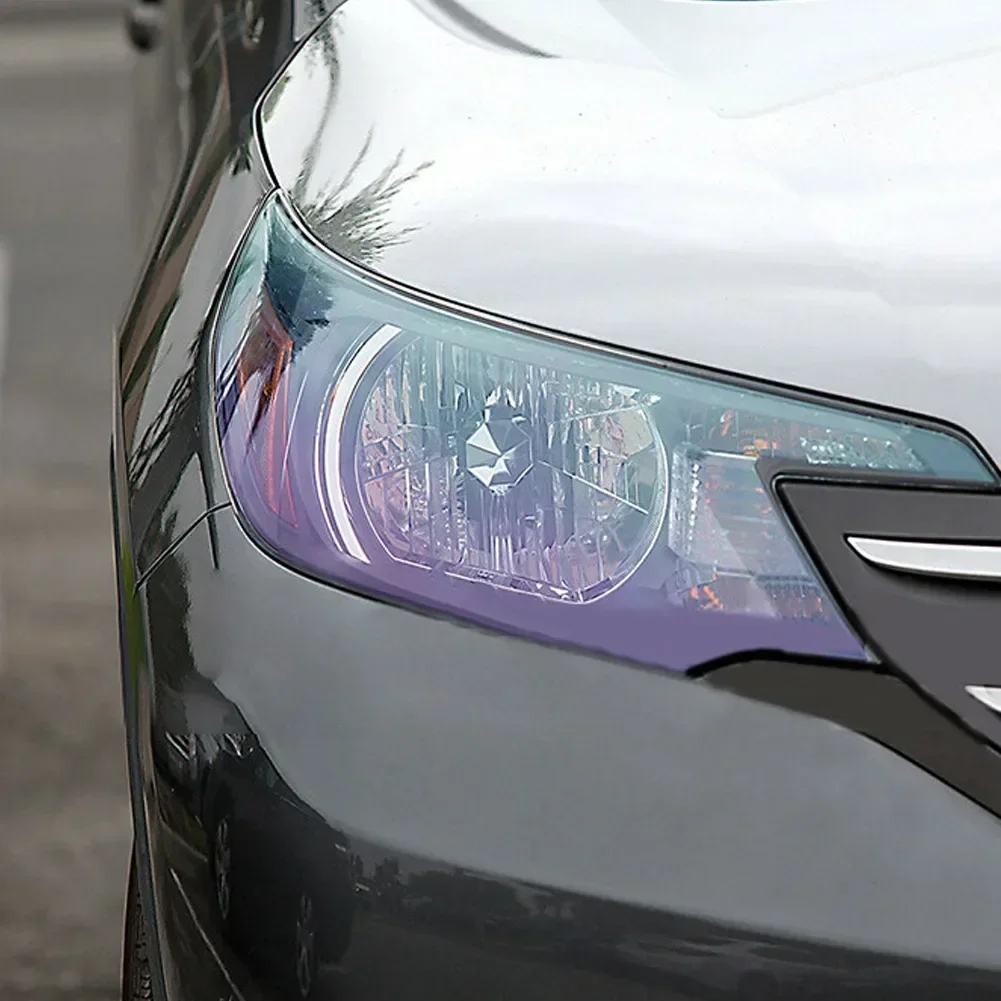 PURPLE Chameleon Neo Chrome Headlight Taillight Fog Gloss Vinyl Tint, 0 20mm Thickness, Protects Your Car Lights