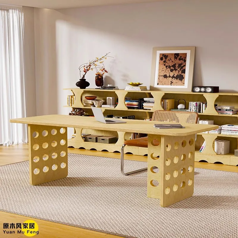 Simple Fashion Office Desks Modern Library Household Computer Office Desks Nordic Retro Furniture Mesa De Trabalho YS40CC