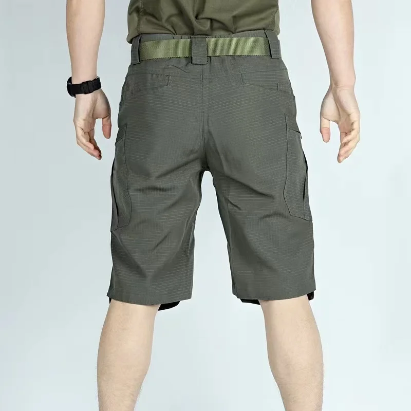 Men M-6XL Ripstop Outdoor Cargo Tactical Shorts Summer Waterproof Urban Shorts Trekking Camping Hiking Climbing Panttdoor Sport