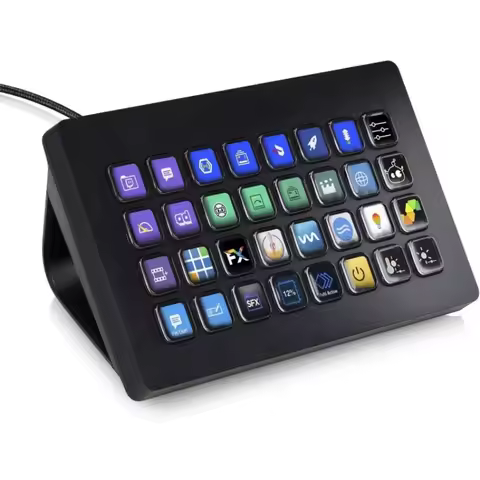 Hot-Sell!Stream Deck XL – Advanced Studio Controller, 32 macro keys, trigger actions in apps and software like OBS, Twitch