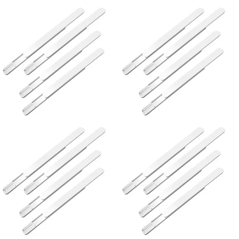 

ABVS 16 Pcs Adhesive Sliders For Cabinets Pull Out Drawer Organizer Accessories Basket Office Glide Cabinet Tracks Adhesive