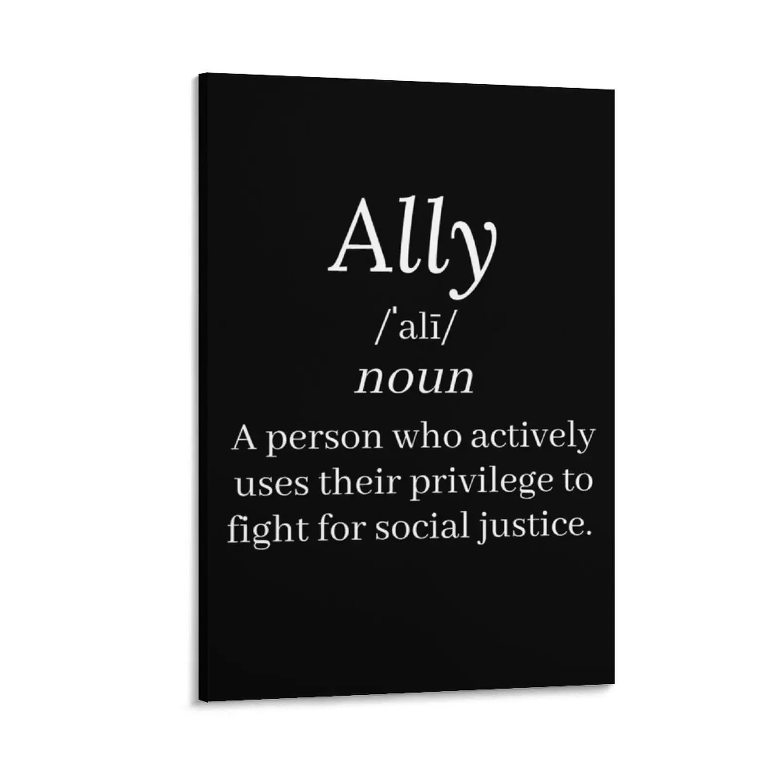 

Ally Definition T-Shirt Canvas Painting anime decoration nordic home decor home decoration luxury anime poster