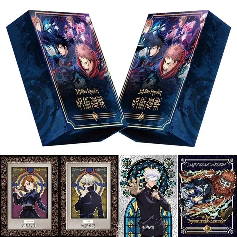 

New Jujutsu Kaisen Card Gojo Satoru Fushiguro Megumi Itadori Yuji Warlock Comic Theater Card SKP NP Collection Card Toy Kid Gift