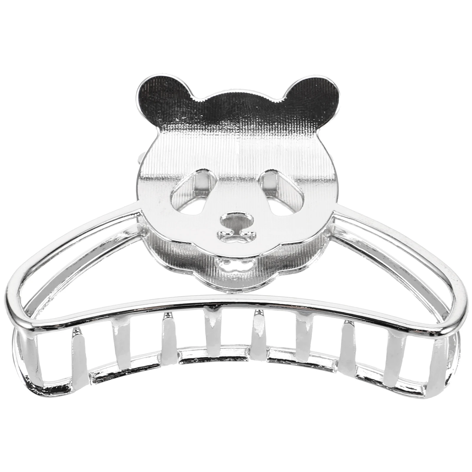 

1pc Hair Claw Metal Cute Cartoon Pattern Durable Zinc Alloy Easy Wear Hair Accessories For Women Girls White K Gift Idea