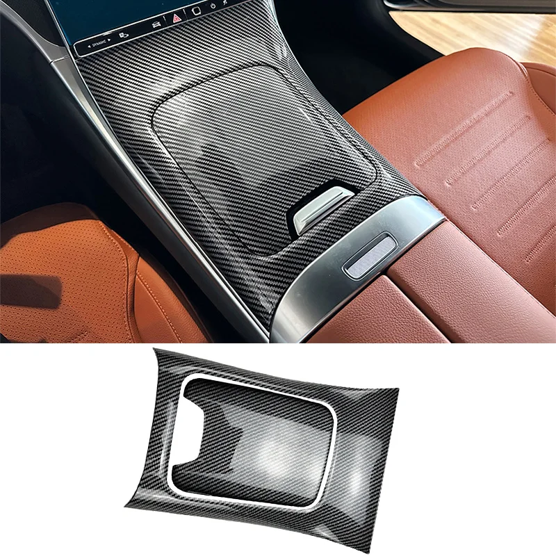 

For Mercedes Benz GLC Class X254 GLC260 GLC300 2023+ Car Center Console Panel Sticker Central Control Cover Interior Accessories