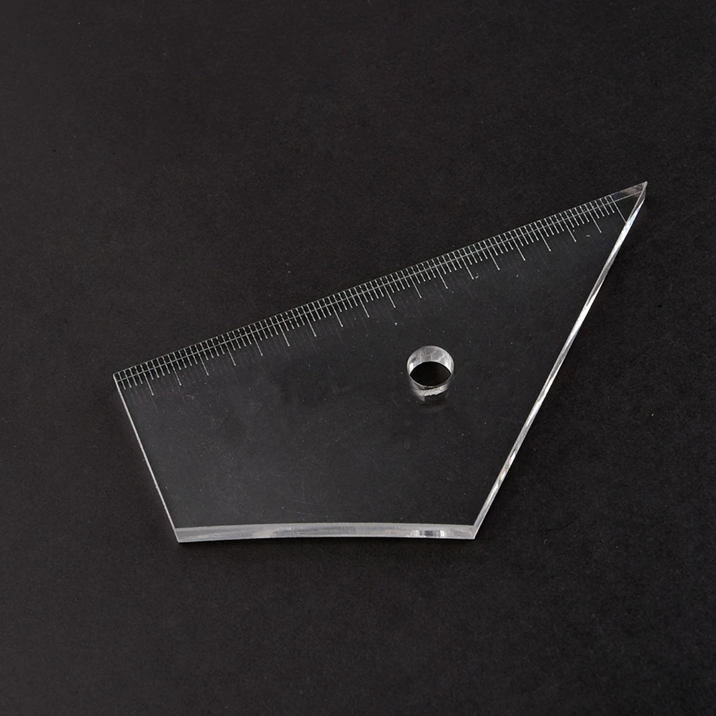 

Fret Rocker Leverling Transparent Guitar Luthier Tool for Electric Guitars Basses Folk Acoustic Guitar (Transparent)