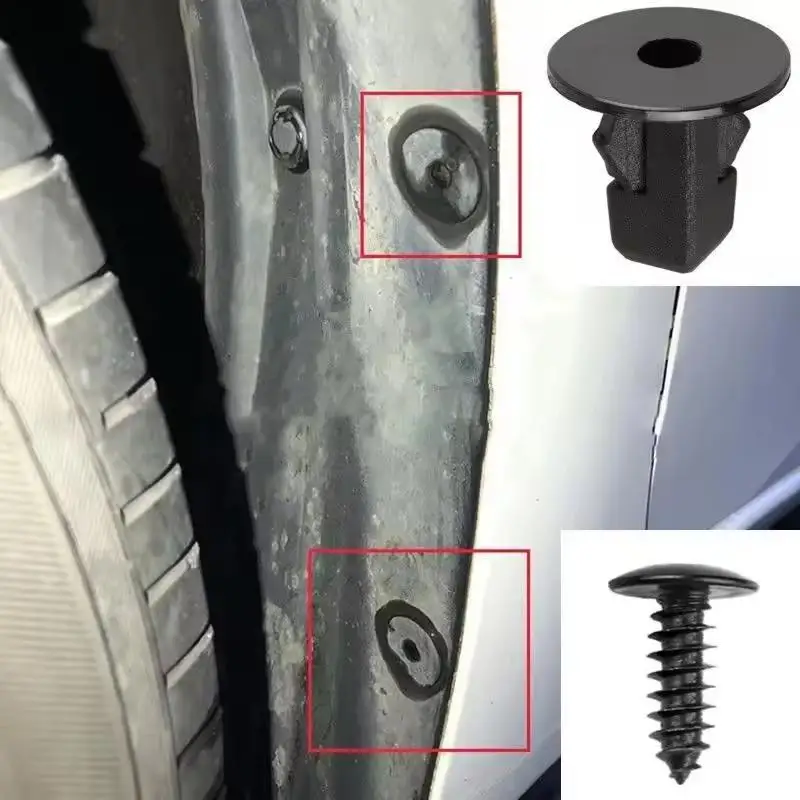 Car Mudguard Self Tapping Screw Base Nut Fasteners Clips Kit for Quick  Flare Fix Repair Durable Easy Install for All Vehicles
