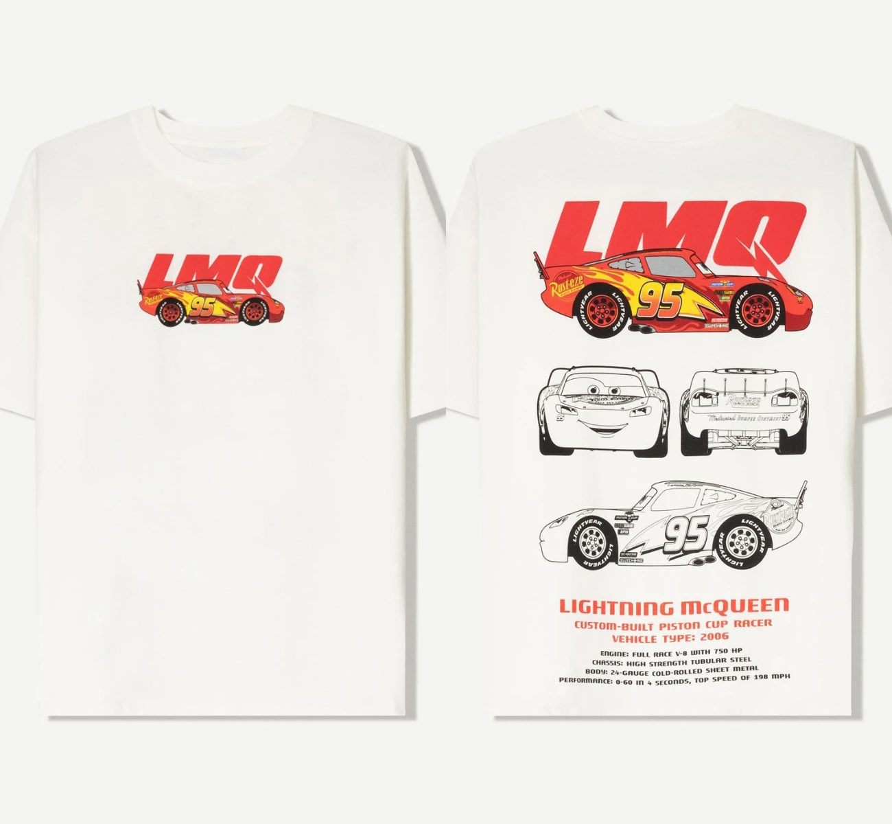 

MINISO Disney Pixar Cars Lightning McQueen футболка с принтом мужская женская футболка большого размера с короткими рукавами женская и мужская одежда футболки