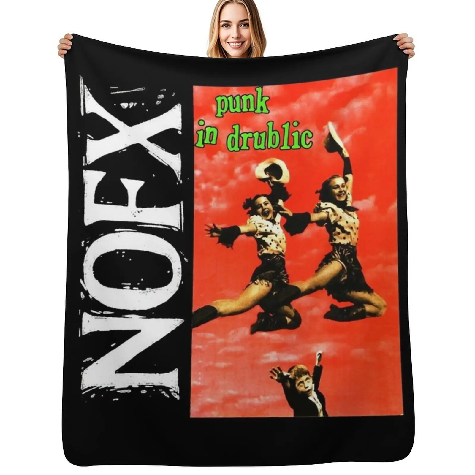 Great Model Bess Seller Of Nofx Gifts For Christmas Throw Blanket Bed Soft Beds heavy to sleep Blanket