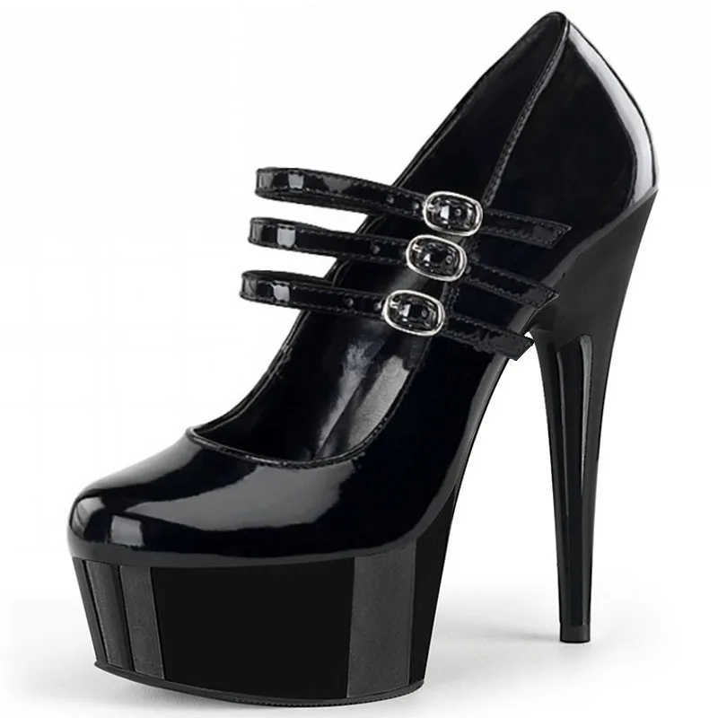 

15CM 6-Inch High Heels Exotic Platform Pole Dance Shoes for Crossdresser Shallow Pumps Stripper Western Dance Crossdresser Footw