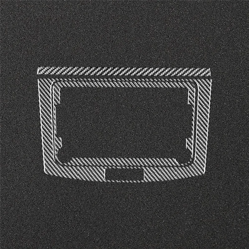 

For Volkswagen CC 2012-2018 Soft Carbon Fiber Central Console Navigation Panel Cover Trim Sticker Accessories
