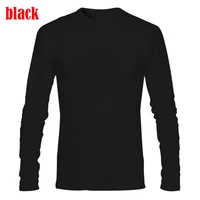T-shirts à manches longues pour hommes, décontractés, col rond, pour le sport et le fitness, t-shirts confortables et élastiques pour hommes 3