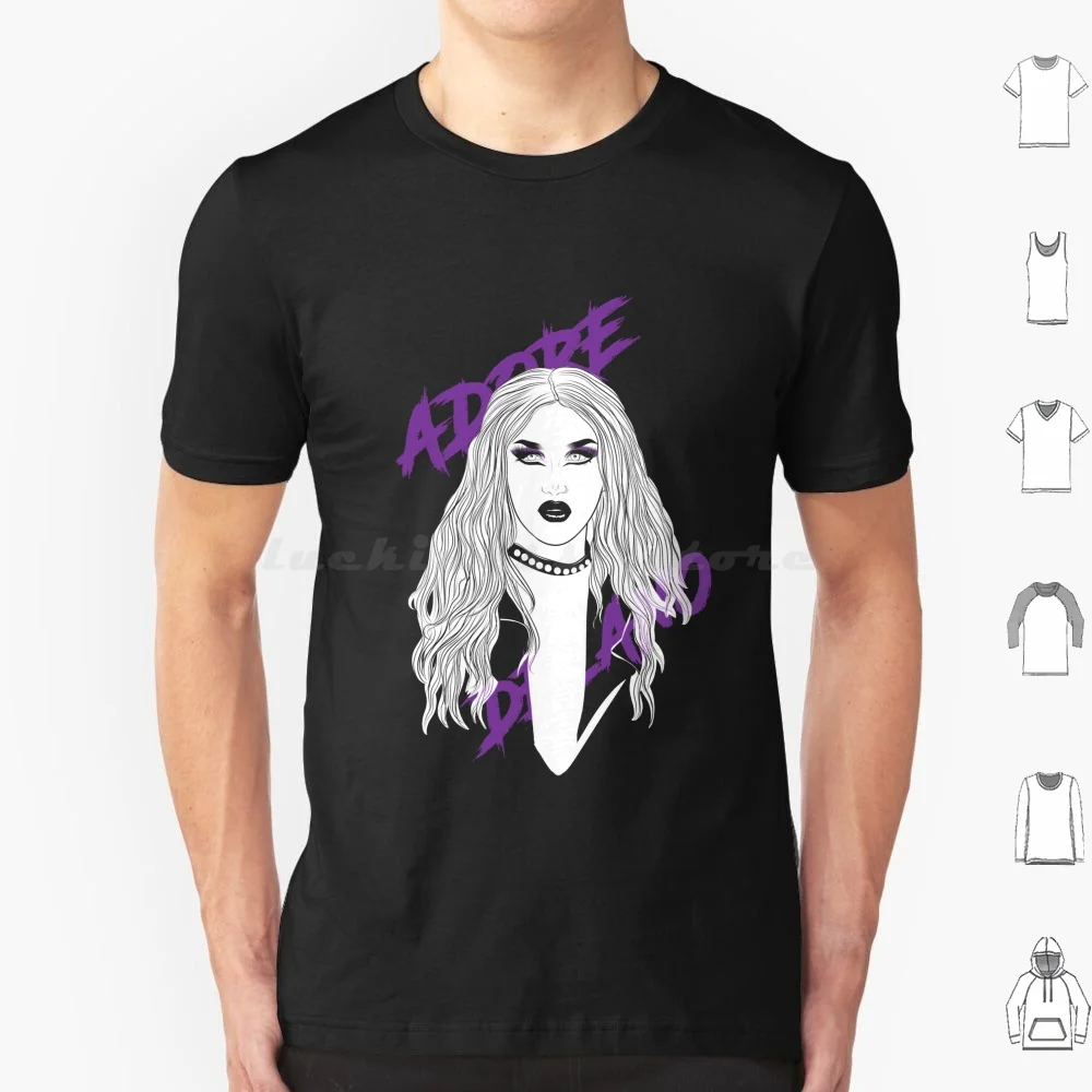 Adore T Shirt Cotton Men Women Diy Print Adore Delano Tammie Brown Violet Chachki Jasmine Masters Miss Fame Aquaria Pearl Pearl