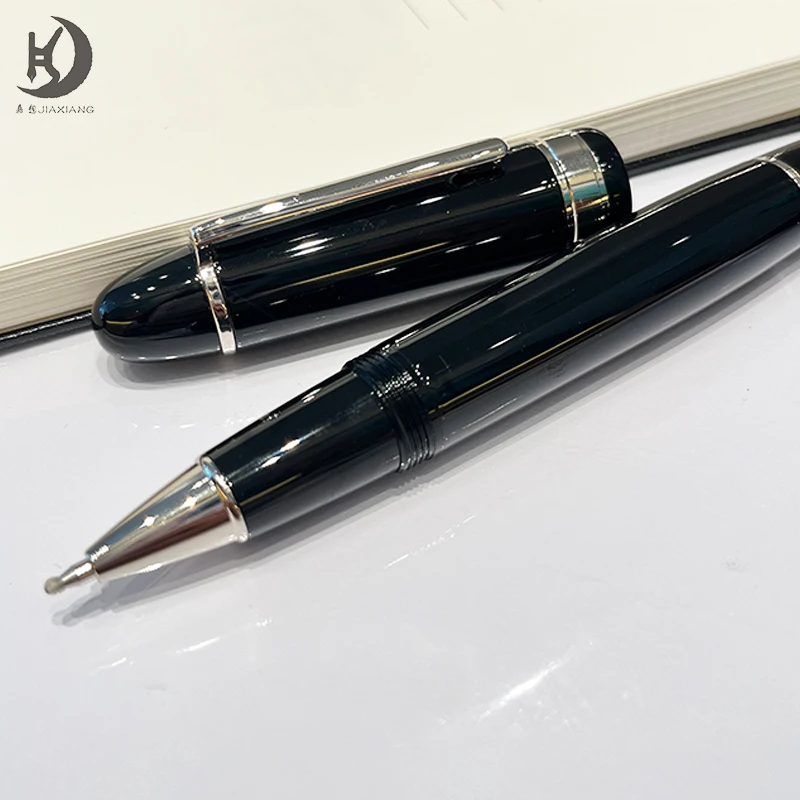 Jx-149 Luxus-Schreibroller Kugelschreiber aus Metall mit Gold-/Silberverzierung, edler Stift als Geschenk für Männer und Frauen im Führungsbereich. – Detail 4