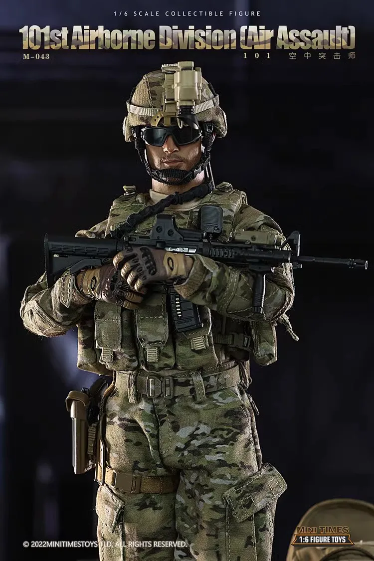 ألعاب مرات صغيرة 1/6 M043 101st قسم محمول جوا جندي الاعتداء الجوي عمل الشكل 12 ''تمثال ذكر مجموعة كاملة نموذج قابل للجمع #2