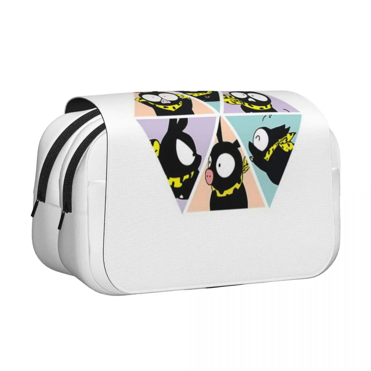 P Chan Ranma Pencil Cases Pen Holder Hard Shell Leather Big Capacity Pen Box Pencil Bag for Kids School