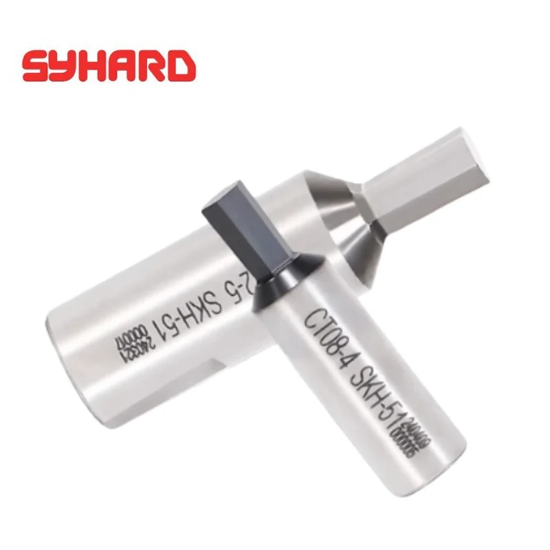 High Speed Steel Hexagonal Rotating Punch TiCN Coating SKH-51 SKH-55 CT08 CT12 CT16