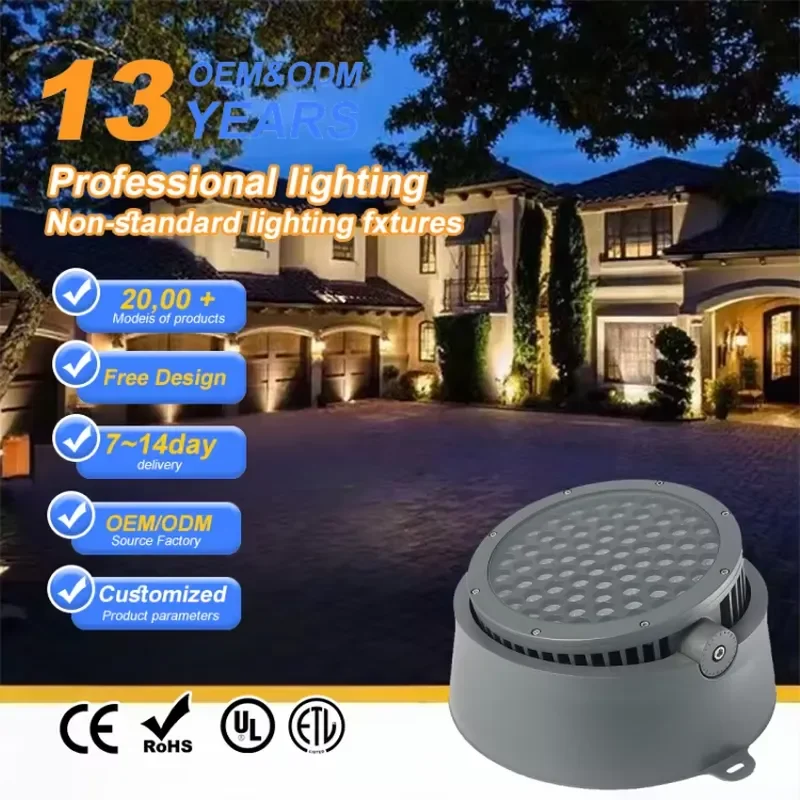 12W 18W 50W High Brightness Lightweight LED Flood Light for Outdoor Use Aluminum Body IP65 Waterproof 3-Year Warranty OEM