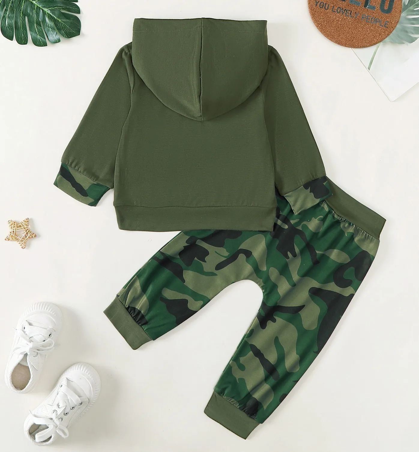 0-3 Year Baby Boy Set Hoodies Long sleeved Mom's Boy Letter Top+Camouflage Pants 2Pcs Cool Boy Spring Autumn Sports Leisure Set