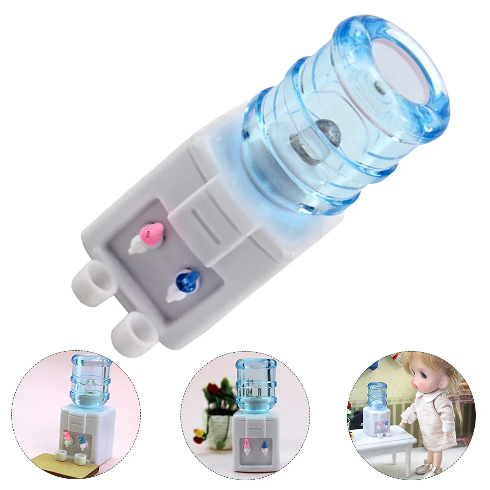 Water Dispenser Model Cute Kids Kawaii Home Tiny House Decor Mini Prop Small Tool Accessories