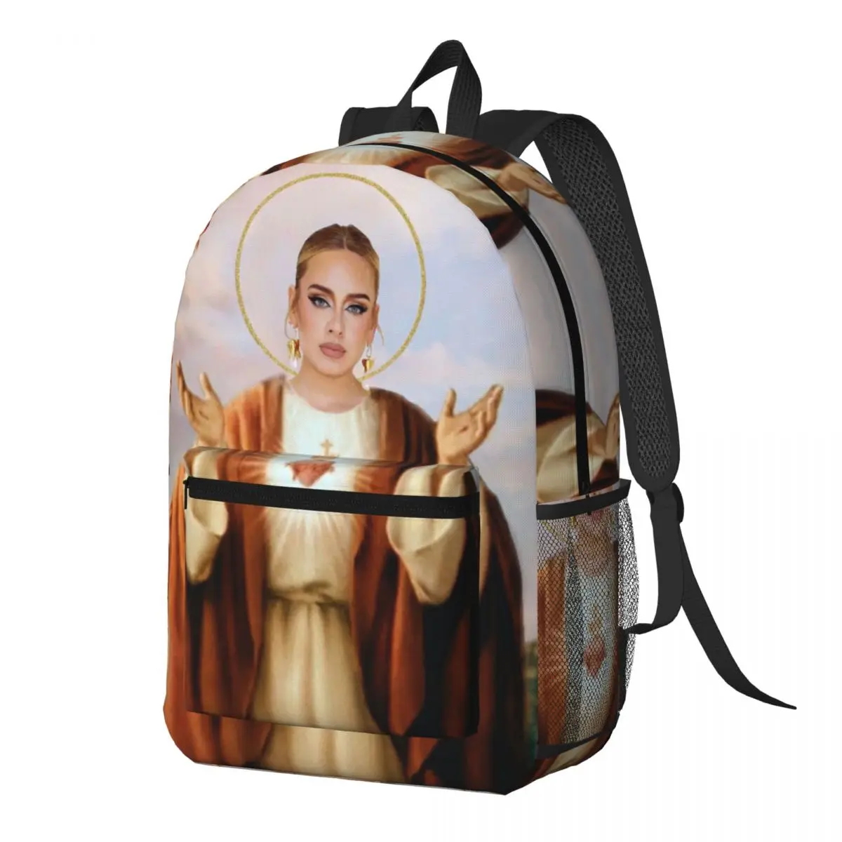 

Adele In Munich Music Tour Accessories Backpack Daypack Large Capacity Children BookBag School Bag Shoulder Bags for Men Women