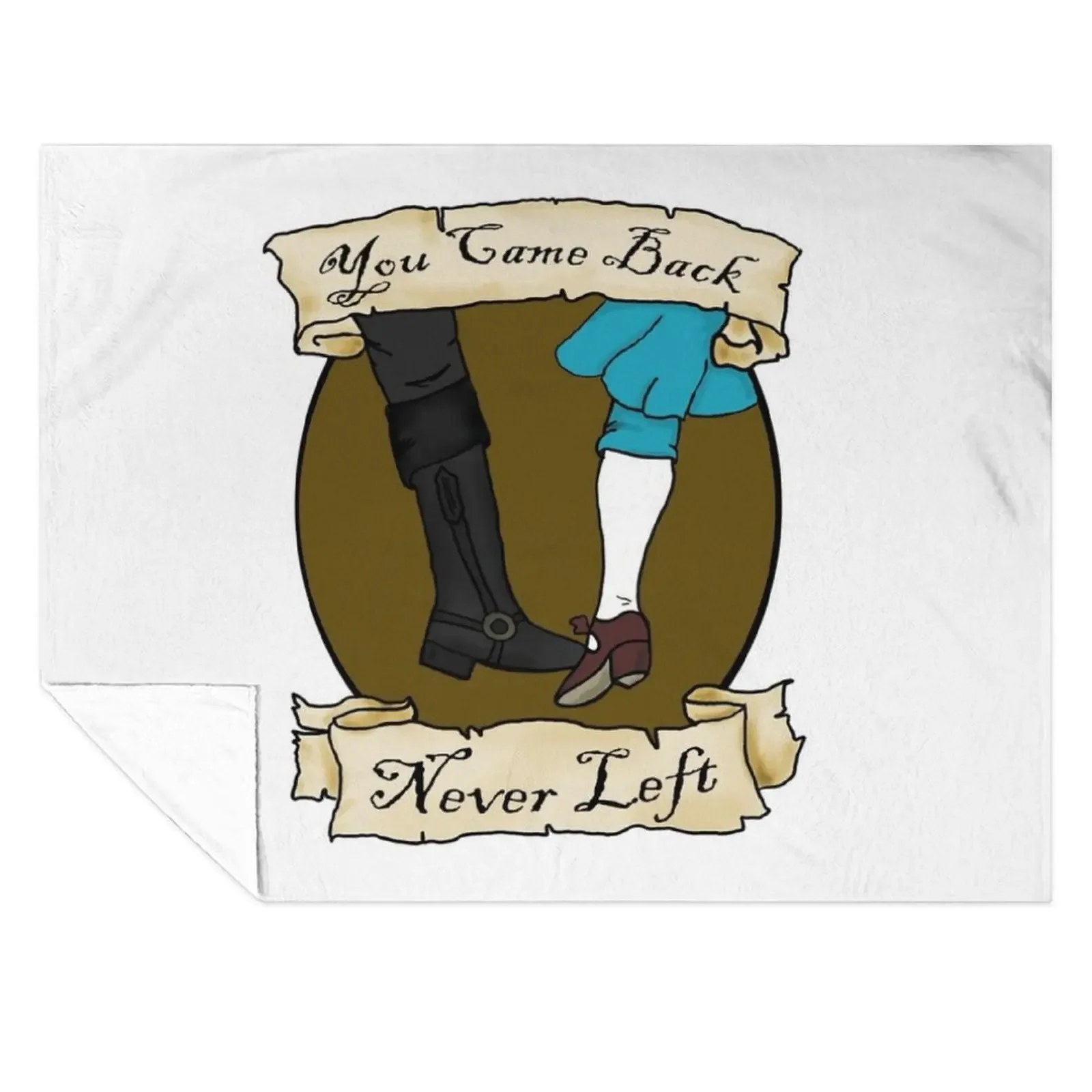 

Never Left Throw Blanket Plush anime Tourist Summer Beddings Blankets