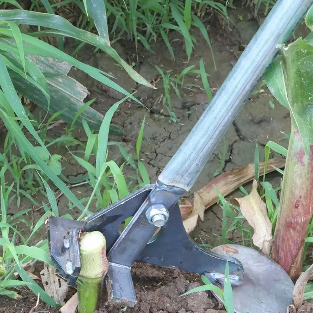 Heavy Duty Stalk Removal Tool Manual Farm Equipment For Maize Cotton Cassava Vegetable Harvesting Garden Landscaping