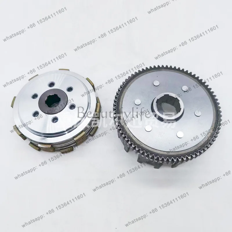 Factory Direct Sales Motorcycle Full Iron Clutch Assembly CG250 Wide Alloy Clutch Assembly Accessories