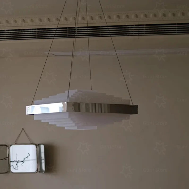 Modern Minimalist Living Room Light Medieval Bauhaus Cream Designer Decoration Bedroom Dining Room Staircase Pendant Light