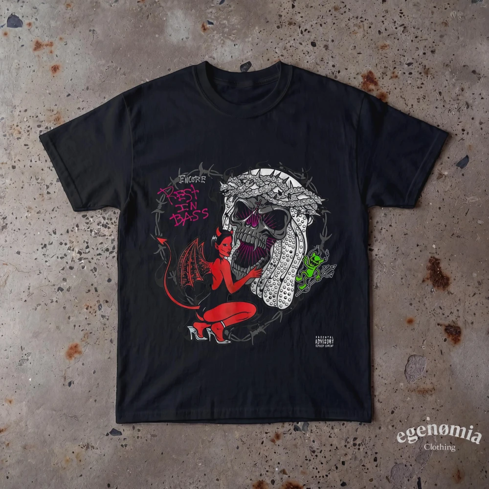 Che Album Cover T-shirt, Anke Tour Merchandise Specially Designed for Che Fans. Rest in Bass Tour Merchandise