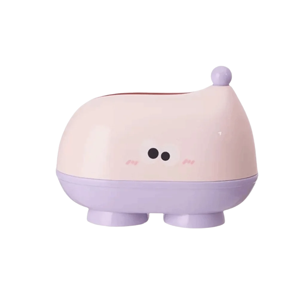 

Подъемная коробка для салфеток с большими глазами из мультфильма, высококачественный материал, высокоэластичное бумажное полотенце, весенняя функция подъема поддонов