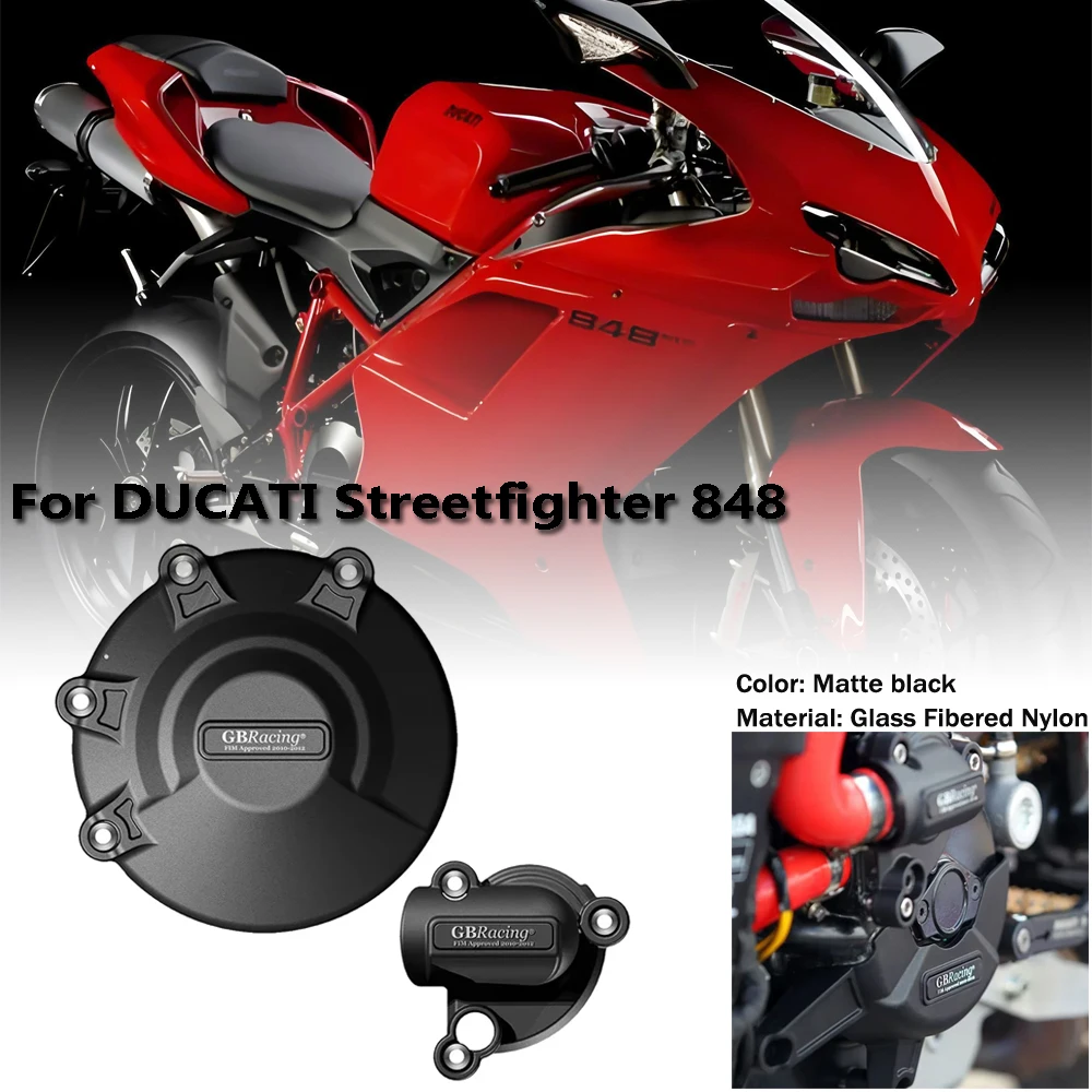 

for Ducati Streetfighter 848 GBRacing Engine Cover Protection protective cover Motocross Accessories and modi