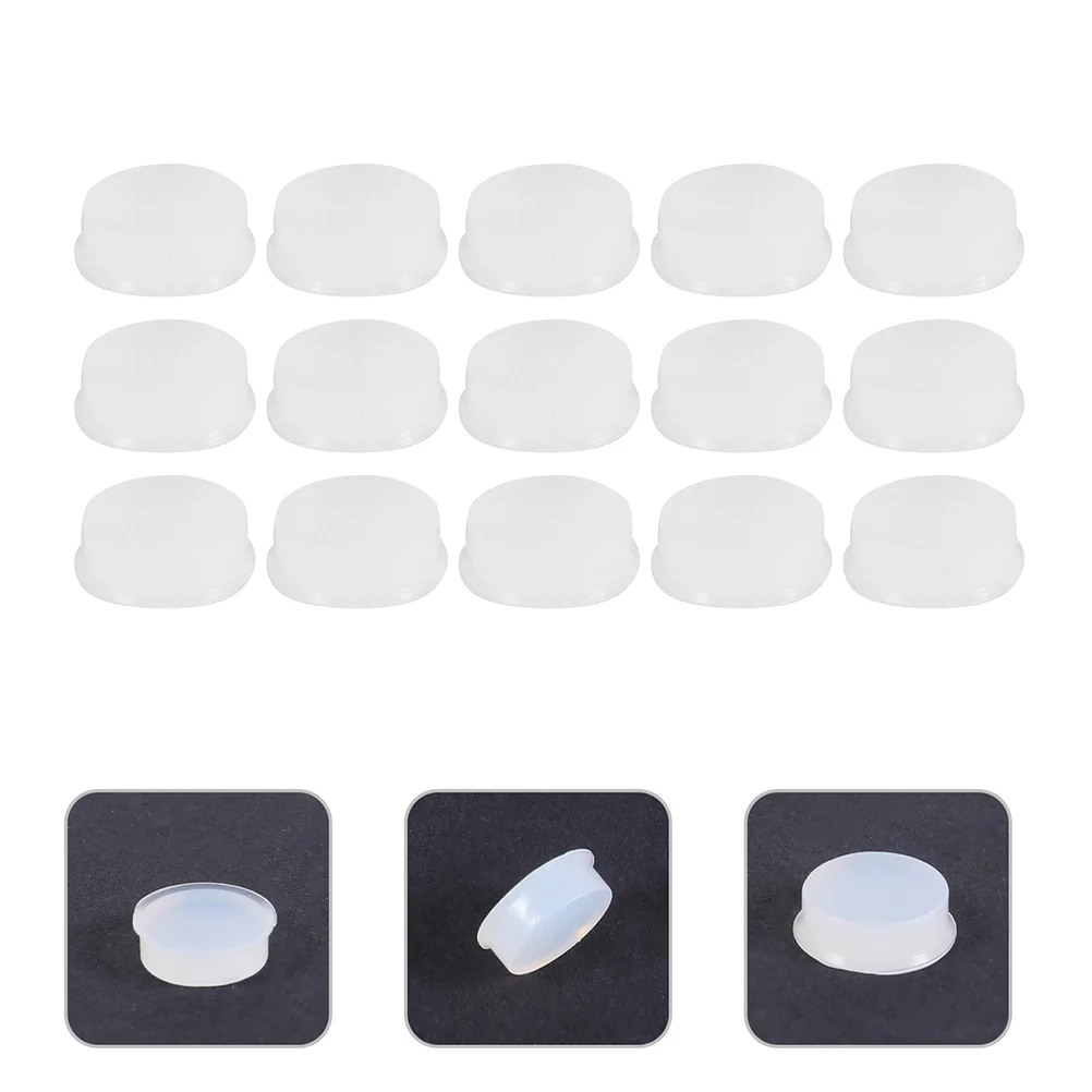 

24 Pcs Flute Plugs Transparent Silicone Key Anti Deform Water Dust Easy Install Remove Suitable Various