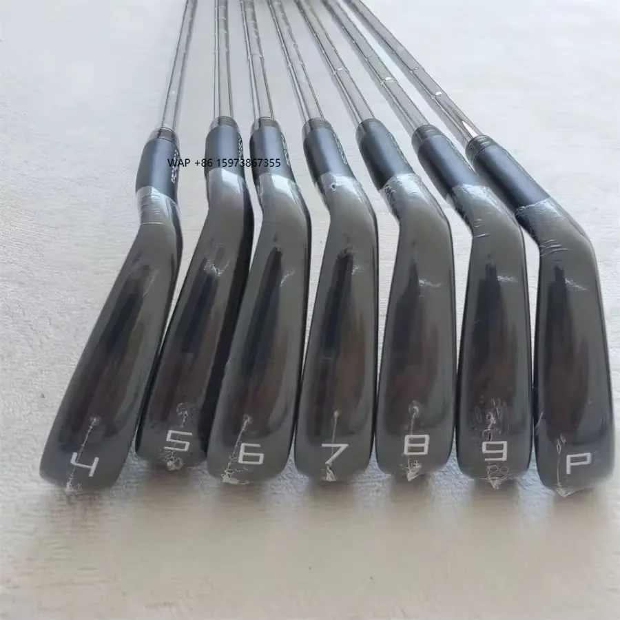 

Golf General Head Set of Iron Club, Unisex R, S Flex Graphite, Steel Shaft with Head Cover, Free 7Pcs