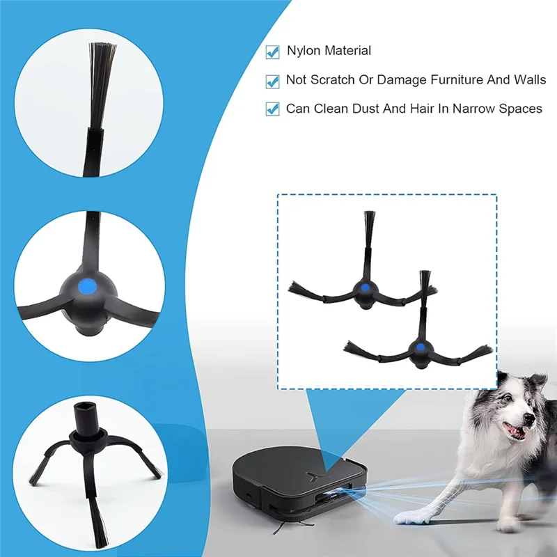 9M-For Ecovacs Deebot X5 Omni, X5 Pro Robot Vacuum Cleaner Main Side Brush Hepa Filter Mop Cloth Dust Bags Spare Parts