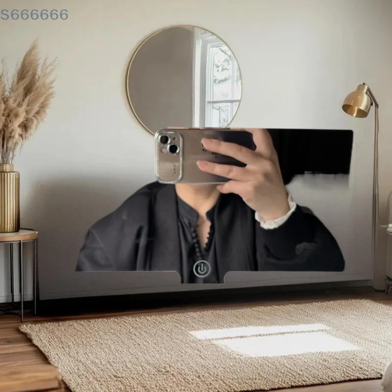 مرآة الزينة التلقائية القابلة للتعديل مع شاشة LED؛ مرآة مكياج حاجب الشمس للسيارة التي يتم التحكم فيها باللمس؛ تتضمن شاحن #2